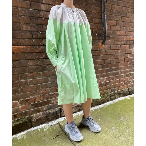 Sofie D’Hoore colourblock cotton poplin dress, size 34 - Picture 13 of 15